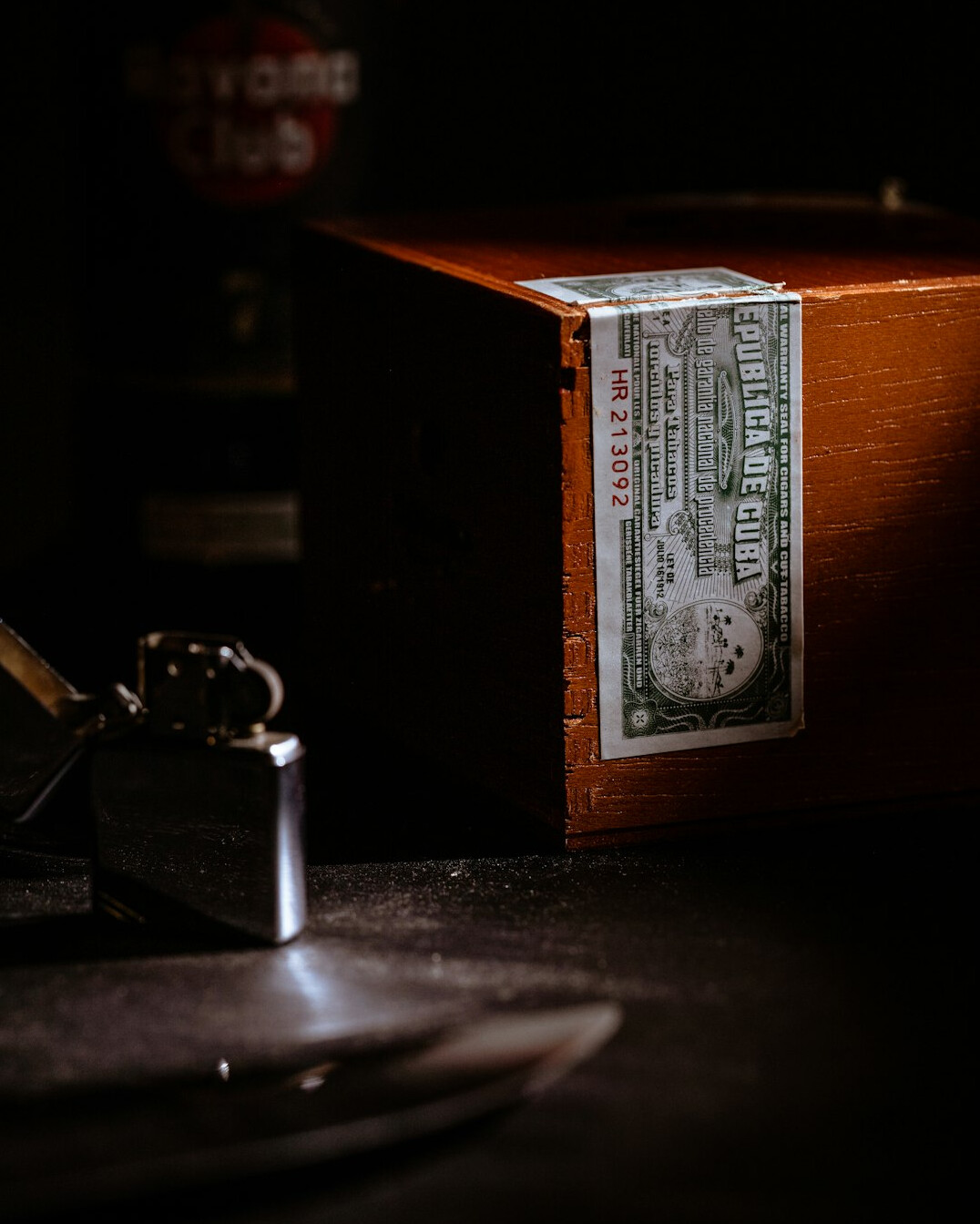 vintage key and box