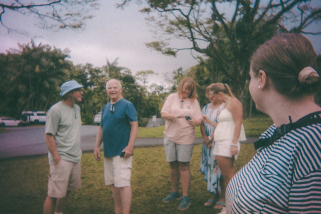 group discussing mystery